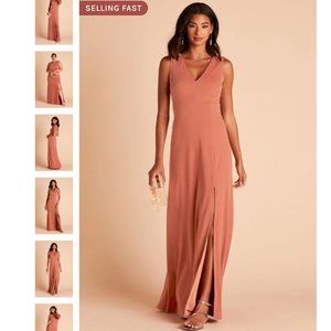 Birdy Grey Shamin Terracotta Crepe Bridesmaid Dress Small (No Alterations)
